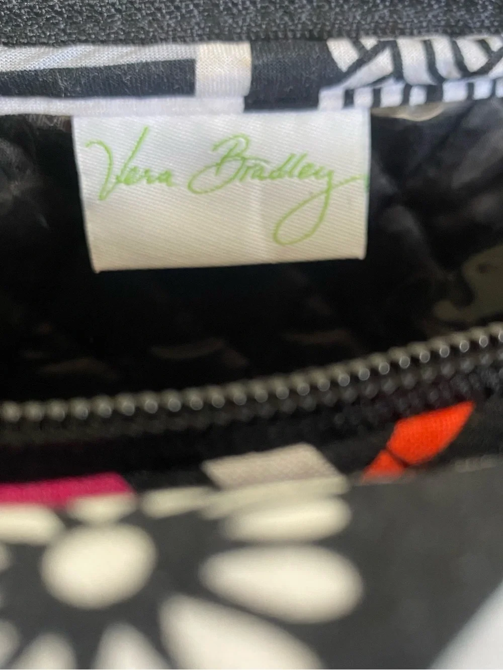 Vera Bradley Northern Stripes Cosmetic Make Up Travel Bag